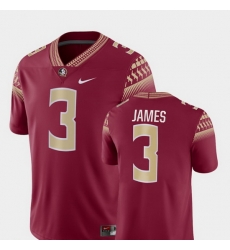 Men Florida State Seminoles Derwin James 3 Garnet Game College Football Jersey