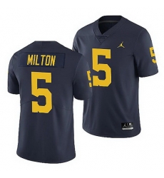 Michigan Wolverines Joe Milton Navy Limited Men'S Jersey