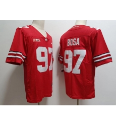 Men Ohio State Buckeyes Nick Bosa #97 Red College Football Jersey