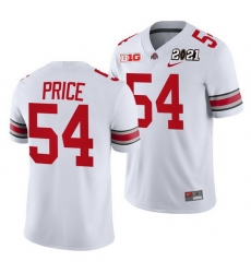 Ohio State Buckeyes Billy Price White 2021 Sugar Bowl Champions College Football Playoff College Football Playoff Jersey 0