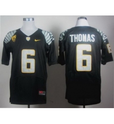 Oregon Ducks 6 De'Anthony Thomas Black Elite Pac-12 2012 NCAA Jersey