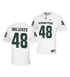 Michigan State Spartans Kenny Willekes White Untouchable Men'S Jersey