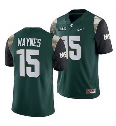 Michigan State Spartans Trae Waynes Green College Football Men Jersey