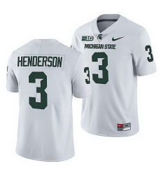 Michigan State Spartans Xavier Henderson White College Football Men Jersey