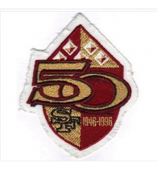 Stitched 1996 San Francisco 49ers 50th Anniversary Season Jersey Patch