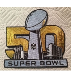 Stitched 2016 Super Bowl L 50 Jersey Patch