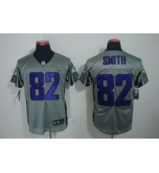 Nike Baltimore Ravens 82 Torrey Smith Grey Elite Shadow NFL Jersey