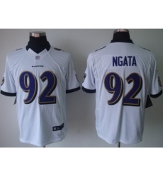 Nike Baltimore Ravens 92 Haloti Ngata White Limited NFL Jersey