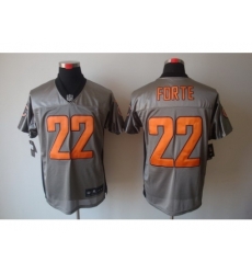 Nike Chicago Bears 22 Matt Forte Grey Elite Shadow NFL Jersey