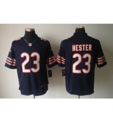 Nike Chicago Bears 23 Devin Hester Blue Limited NFL Jersey