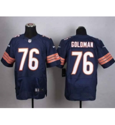 nike nfl jerseys chicago bears 76 goldman blue[Elite]