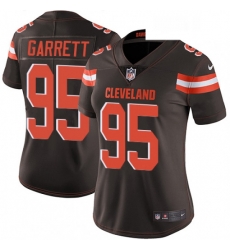 Womens Nike Cleveland Browns 95 Myles Garrett Brown Team Color Vapor Untouchable Limited Player NFL Jersey