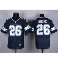 Nike Dallas Cowboys 26 Sterling Moore blue Elite NFL Jersey