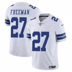 Youth Dallas Cowboys 27 Royce Freeman White Vapor Untouchable Limited Stitched Football Jersey