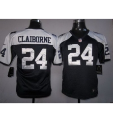 Youth Nike Dallas Cowboys #24 Claiborne Blue Thankgivings Nike NFL Jerseys