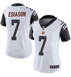 Womens Nike Cincinnati Bengals 7 Boomer Esiason Limited White Rush Vapor Untouchable NFL Jersey