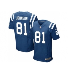 Youth Nike Indianapolis Colts 81 Andre Johnson Blue NFL Jersey