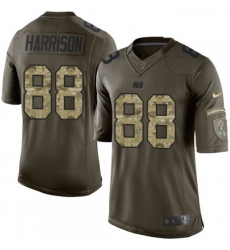 Youth Nike Indianapolis Colts 88 Marvin Harrison Elite Green Salute to Service NFL Jersey