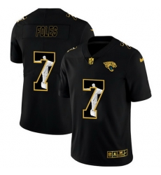 Jacksonville Jaguars 7 Nick Foles Men Nike Carbon Black Vapor Cristo Redentor Limited NFL Jersey