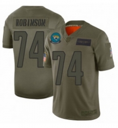 Womens Jacksonville Jaguars 74 Cam Robinson Limited Camo 2019 Salute to Service Football Jersey