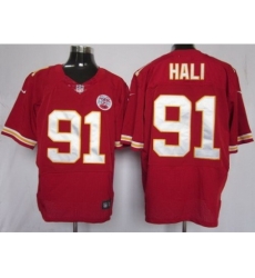 Nike Kansas City Chiefs 91 Tamba Hali Red Elite NFL Jersey