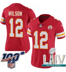 2020 Super Bowl LIV Women Nike Kansas City Chiefs #12 Albert Wilson Red Team Color Vapor Untouchable Limited Player NFL Jersey