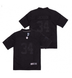 Las Vegas Raiders 34 Jackson Black City Edition Jersey