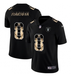 Las Vegas Raiders 8 Marcus Mariota Carbon Black Vapor Statue Of Liberty Limited NFL Jersey