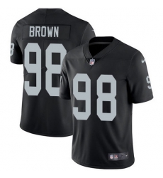 Nike Raiders 98 Trent Brown Black Team Color Men Stitched NFL Vapor Untouchable Limited Jersey