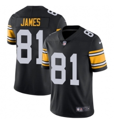 Nike Steelers #81 Jesse James Black Alternate Mens Stitched NFL Vapor Untouchable Limited Jersey