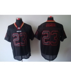 Nike San Francisco 49ers 23 LaMichael James Black Elite Lights Out NFL Jersey