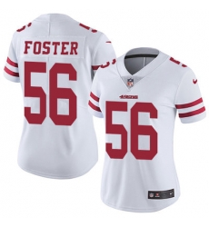 Nike 49ers #56 Reuben Foster White Womens Stitched NFL Vapor Untouchable Limited Jersey