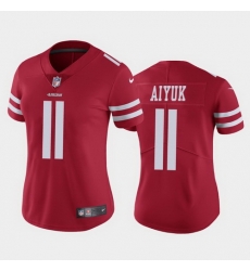 women brandon aiyuk san francisco 49ers scarlet vapor limited jersey 