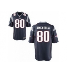 Nike New England Patriots 80 Danny Amendola Blue Elite NFL Jersey