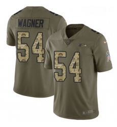 Youth Nike Seattle Seahawks 54 Bobby Wagner Limited OliveCamo 2017 Salute to Service NFL Jersey