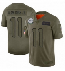 Youth Seattle Seahawks 11 Gary Jennings Jr Limited Camo 2019 Salute to Service Football Jersey