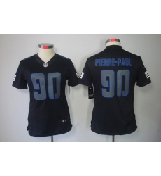 Women NEW NFL New York Giants #90 Jason Pierre-Paul Impact Limited Black Jerseys