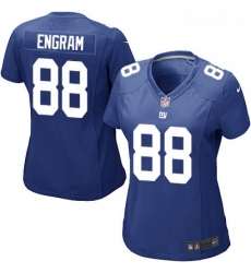 Womens Nike New York Giants 88 Evan Engram Game Royal Blue Team Color NFL Jersey