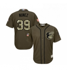 Youth Baltimore Orioles 39 Renato Nunez Authentic Green Salute to Service Baseball Jersey 