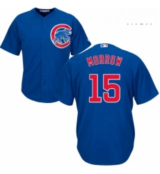 Mens Majestic Chicago Cubs 15 Brandon Morrow Replica Royal Blue Alternate Cool Base MLB Jersey 