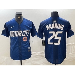 Men Detroit Tigers 25 Matt Manning 2024 Navy City Connect Cool Base Limited Stitched Jersey 5
