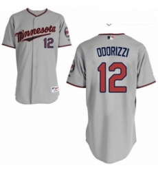 Youth Majestic Minnesota Twins 12 Jake Odorizzi Authentic Grey Road Cool Base MLB Jersey 