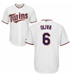 Youth Majestic Minnesota Twins 6 Tony Oliva Replica White Home Cool Base MLB Jersey