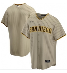 Men San Diego Padres Nike Brown Blank Jersey