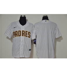 Padres Blank White Nike 2020 Cool Base Jersey