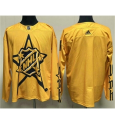 Men All Star Game 2024 Yellow Primegreen Stitched Hockey Jersey