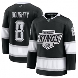 Men Los Angeles Kings 8 Drew Doughty Black 2024 25 Home Stitched Hockey Jersey