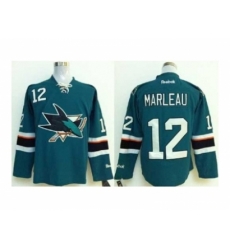 NHL Jerseys San Jose Sharks #12 Marleau blue[2014 new stadium]