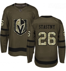 Golden Knights #26 Paul Stastny Green Salute to Service Stitched Hockey Jersey