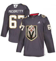 Vegas Golden Knights 67 Max Pacioretty Gray Dia De Los Muertos Adidas Jersey